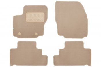 429 р. Коврики в салон Klever Premium FORD S-max 2006-2010, 2010-2015, мв., 4 шт. (5 мест) (текстиль, бежев Klever klever04161222112kh  с доставкой в г. Керчь. Увеличить фотографию 1