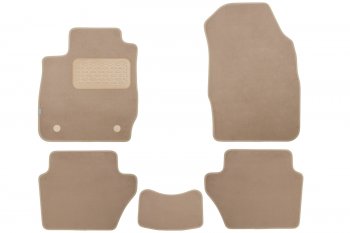 399 р. Коврики в салон Klever Premium FORD Fiesta 3D 2008-2013, 2012-2019, хб., 5 шт. (текстиль, бежевые)  Klever klever04162322112kh  с доставкой в г. Керчь. Увеличить фотографию 1