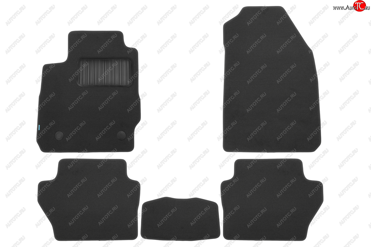 429 р. Коврики в салон Klever Premium FORD Fiesta 2008-2013, 2012-2019, хб., сед., 5 шт. (текстиль, бежевые Klever klever04166722112kh  с доставкой в г. Керчь