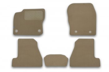 419 р. Коврики в салон Klever Premium FORD Focus III 2011-2015, 2014-2019, сед., 5 шт. (текстиль, бежевые)  Klever klever04166822112kh  с доставкой в г. Керчь. Увеличить фотографию 1