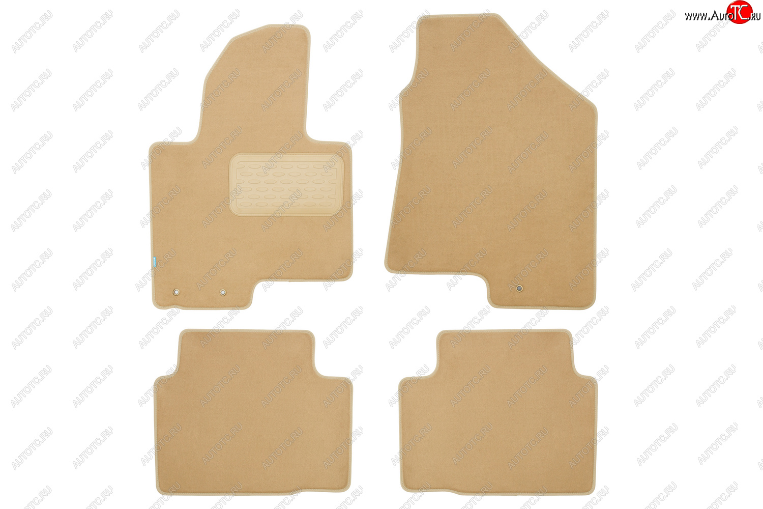 449 р. Коврики в салон Klever Premium HYUNDAI IX35 2010-2013, 2013-2015, кросс., 5 шт. (текстиль, бежевые)  Klever klever04203622112kh  с доставкой в г. Керчь