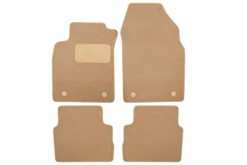 439 р. Коврики в салон Klever Premium OPEL Vectra C АКПП 2002-2005, 2005-2008, сед., 4 шт. (текстиль, бежев Klever klever04370422112kh  с доставкой в г. Керчь. Увеличить фотографию 1