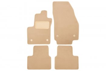 Коврики салона (текстиль) Klever Premium Opel Meriva B (2010-2013) (Бежевые)