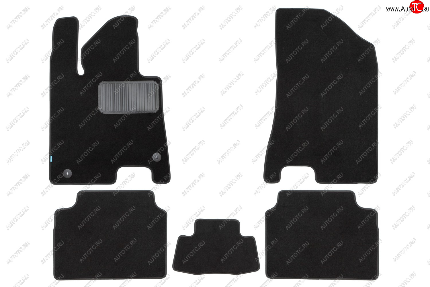 6 999 р. Коврики салона (текстиль) Klever Premium KIA K5 DL (2019-2022) (Чёрные)  с доставкой в г. Керчь