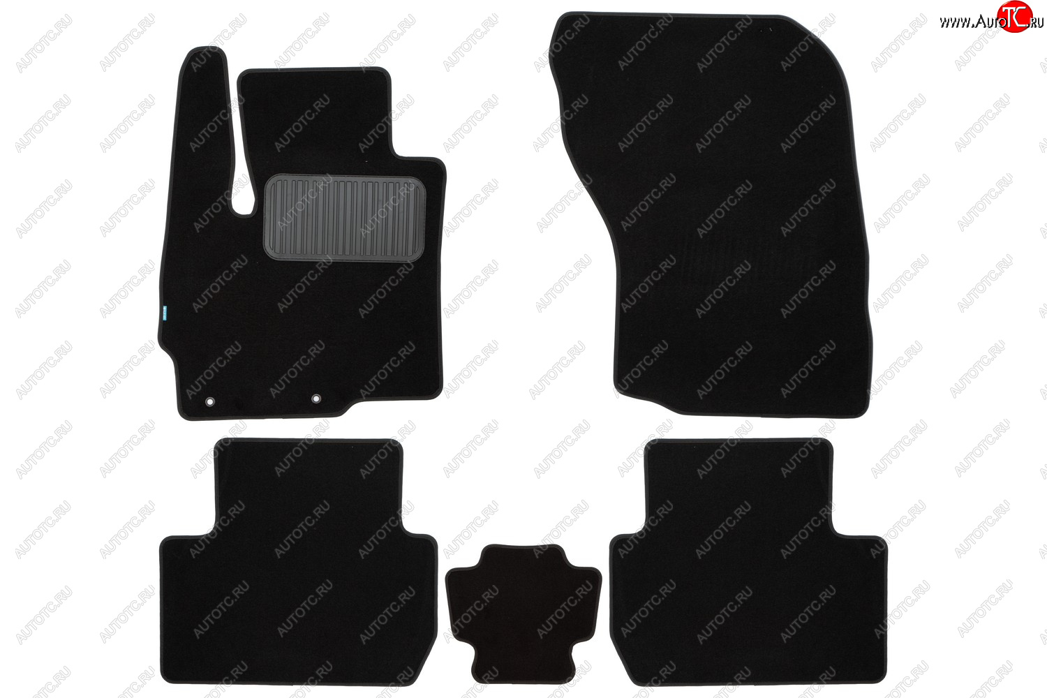 9 549 р. Коврики салона (текстиль) Klever Premium Mitsubishi Outlander GF 2-ой рестайлинг (2015-2018) (Чёрные)  с доставкой в г. Керчь