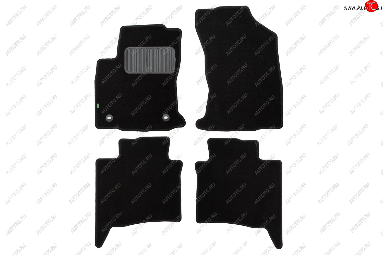 6 949 р. Комплект ковриков в салон (чёрные, текстиль) Klever Standard Toyota Fortuner AN160 дорестайлинг (2015-2020)  с доставкой в г. Керчь
