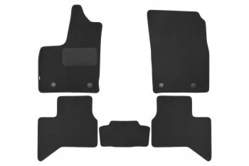 9 549 р. Коврики в салон Klever Premium TOYOTA Land Cruiser 300, 2021-, кросс., 5 шт. (текстиль)  Тойота Ленд крузер Klever kvr05.048.106.22110kh  с доставкой в г. Керчь. Увеличить фотографию 1