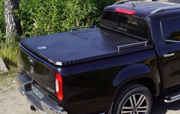 Крышка багажника (алюминий Black) TCC Mitsubishi L200  5 KK,KL (2018-2022) рестайлинг