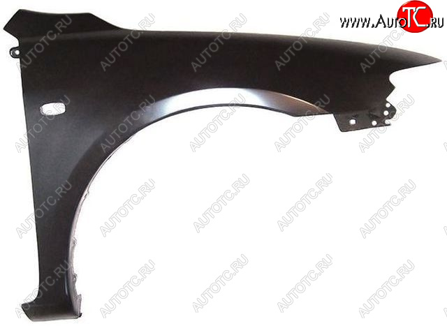 3 699 р. Правое крыло переднее (с отверстием под повторитель поворота, Тайвань) BodyParts Mazda 6 GG лифтбэк рестайлинг (2005-2008) (Неокрашенное)  с доставкой в г. Керчь
