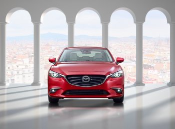 12 999 р. Капот BodyParts Mazda 6 GJ 1 рестайлинг универсал (2015-2018) (Неокрашенный)  с доставкой в г. Керчь. Увеличить фотографию 2