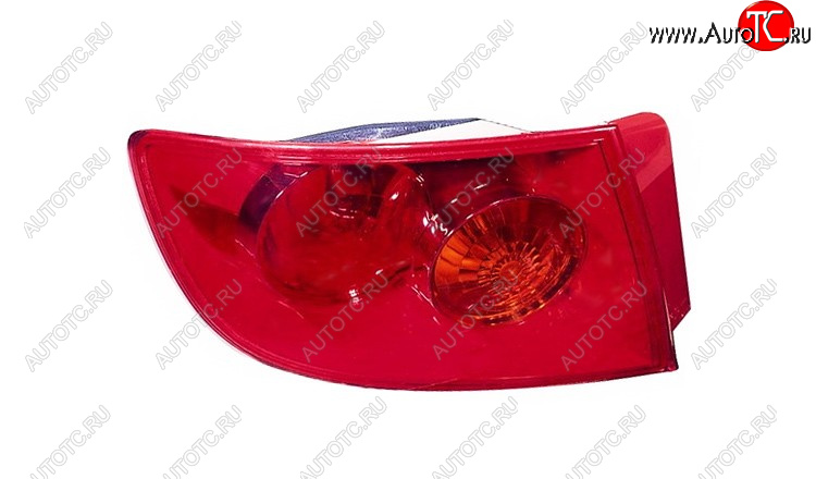 2 169 р. Левый фонарь задний (красный) BodyParts Mazda 3/Axela BK дорестайлинг седан (2003-2006)  с доставкой в г. Керчь