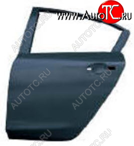 9 349 р. Левая дверь задняя BodyParts  Mazda 3/Axela  BL (2009-2013) дорестайлинг седан, рестайлинг седан (Неокрашенная)  с доставкой в г. Керчь