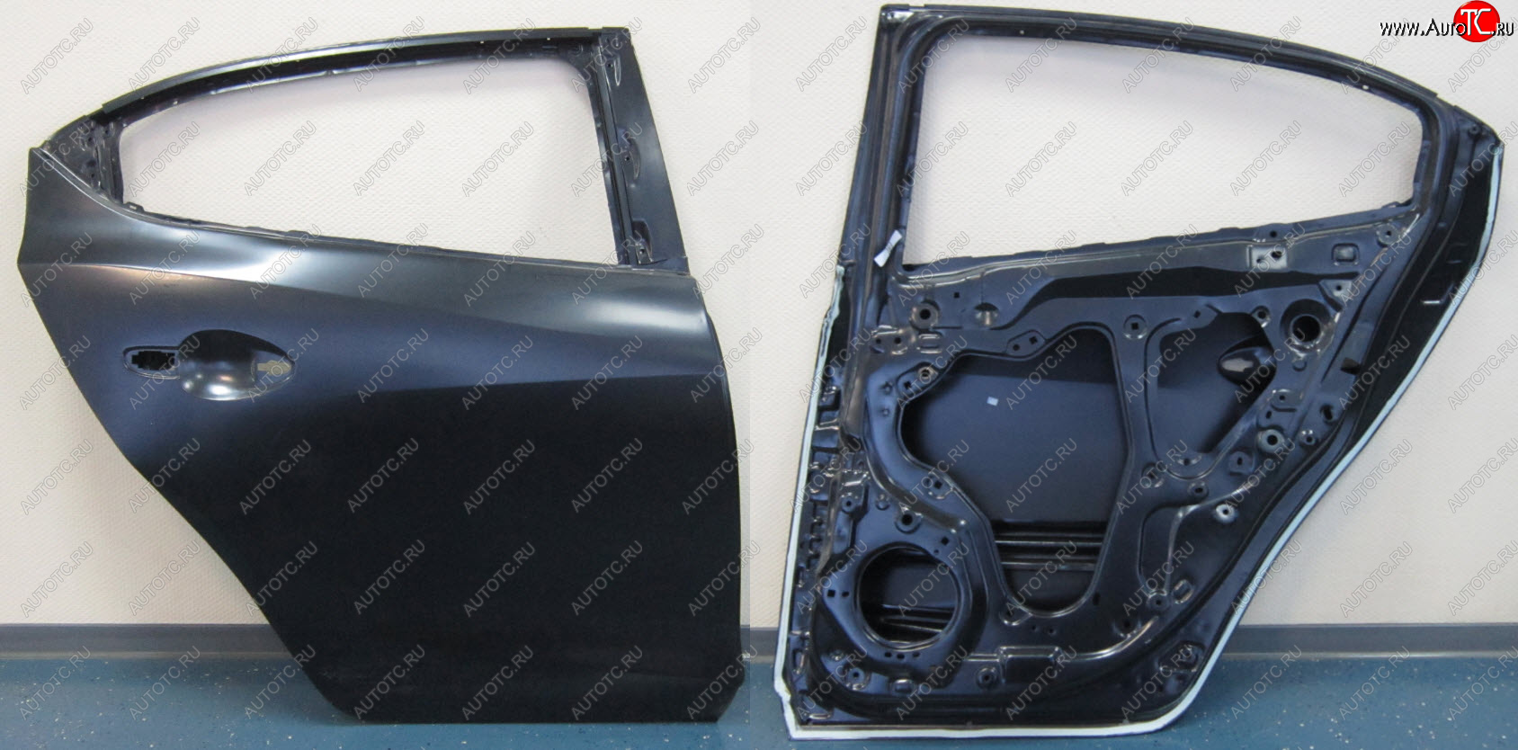 14 399 р. Правая задняя дверь BodyParts Mazda 3/Axela BM дорестайлинг седан (2013-2016) (Неокрашенная)  с доставкой в г. Керчь