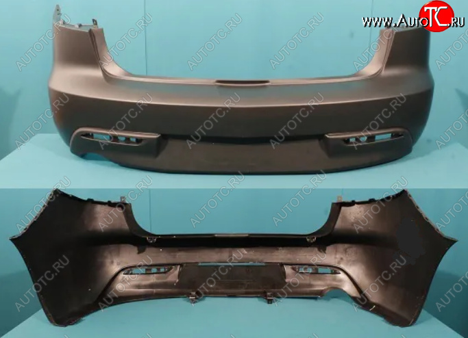 4 899 р. Задний бампер BodyParts  Mazda 3/Axela  BM (2013-2019) дорестайлинг седан, рестайлинг седан (Неокрашенный)  с доставкой в г. Керчь