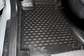 3 199 р. Коврики салона Element (полиуретан) Mercedes-Benz C-Class W204 дорестайлинг седан (2007-2011)  с доставкой в г. Керчь. Увеличить фотографию 2