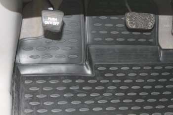 5 999 р. Коврики в салон Element (полиуретан) Toyota Sienna XL20 рестайлинг (2006-2010)  с доставкой в г. Керчь. Увеличить фотографию 2