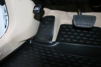 2 699 р. Коврики салона Element (передние, 2 штуки, полиуретан) Toyota Camry XV70 дорестайлинг (2017-2021)  с доставкой в г. Керчь. Увеличить фотографию 2