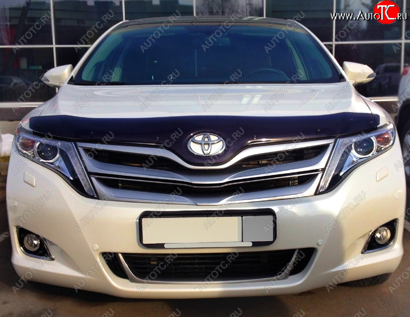 3 299 р. Дефлектор капота SIM Toyota Venza GV10 рестайлинг (2012-2016)  с доставкой в г. Керчь