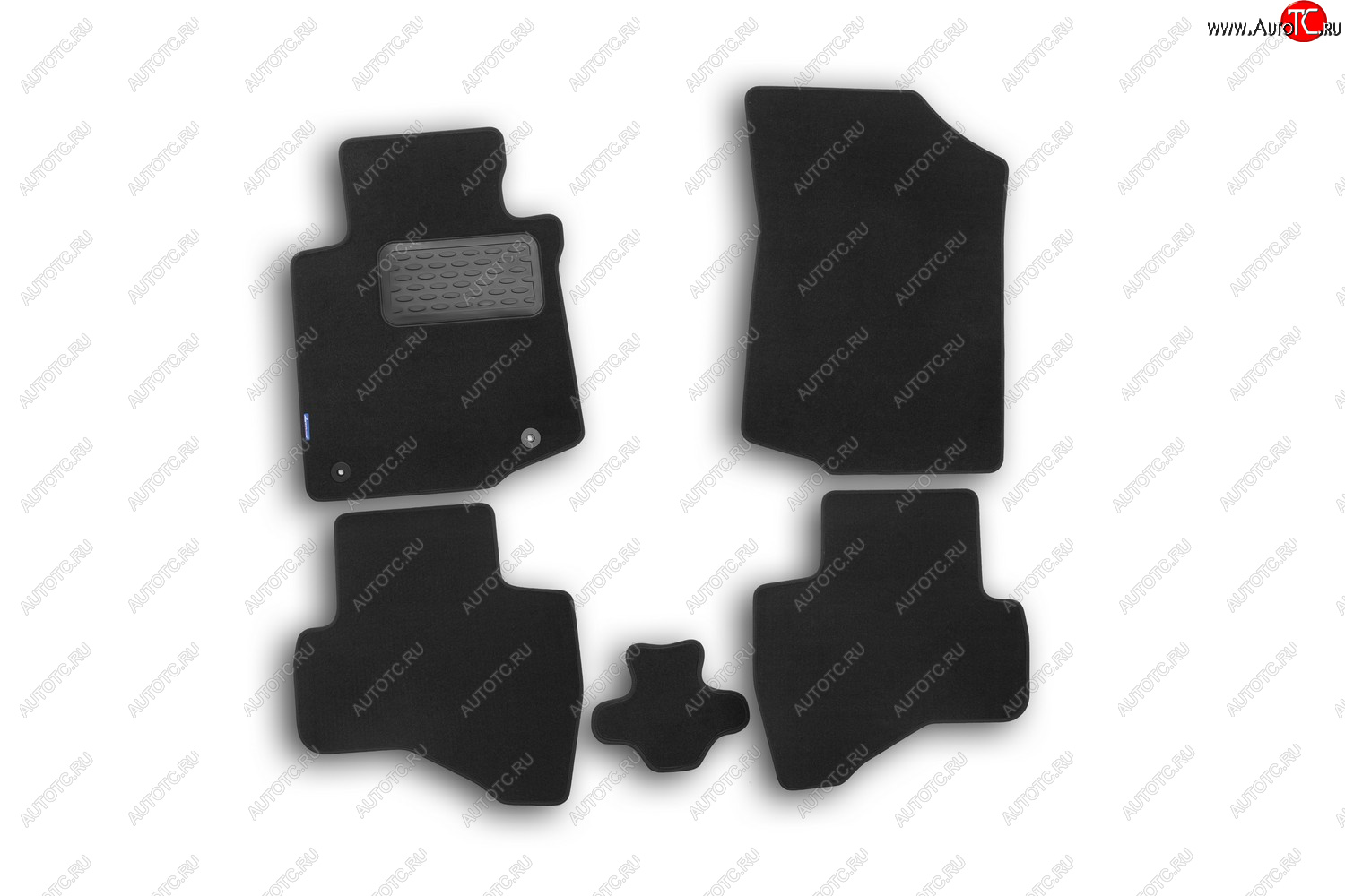 4 399 р. Коврики в салон PEUGEOT 107 3D, 5D 2005-2009, 2009-2012, 2012-2014, хб., 5 шт. (текстиль)  Пежо Autofamily nlt.38.07.11.110kh  с доставкой в г. Керчь