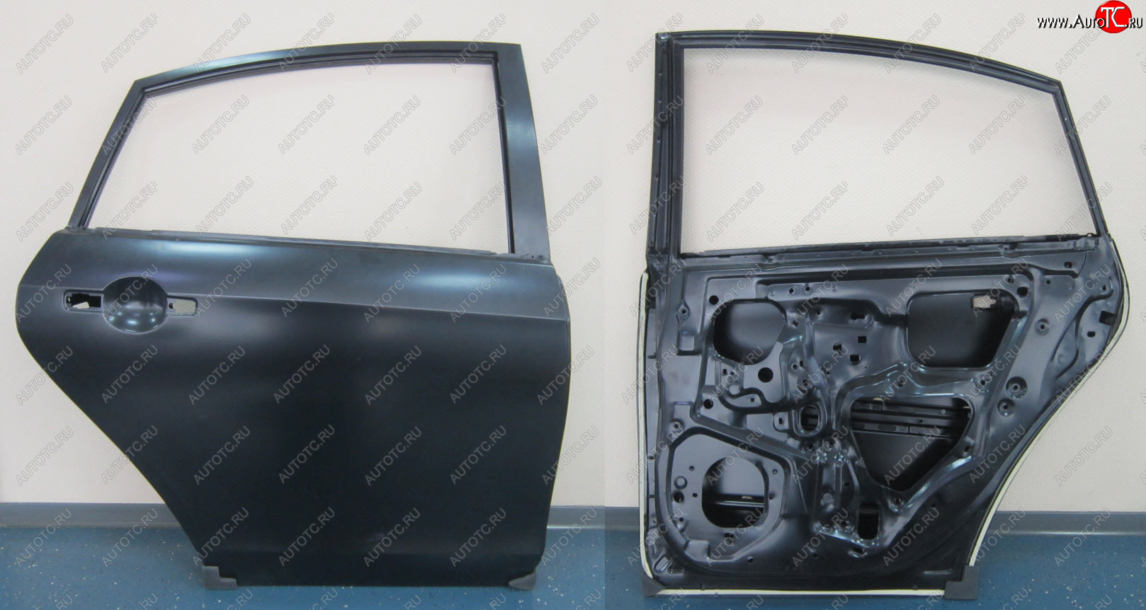 12 749 р. Правая дверь задняя BodyParts Nissan Almera G15 седан (2012-2019) (Неокрашенная)  с доставкой в г. Керчь