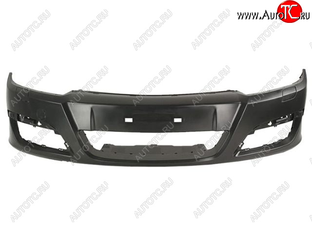 3 779 р. Бампер передний (с отверстиями под омыватели фар) BodyParts  Opel Astra  H (2004-2007) хэтчбек 5дв дорестайлинг (Неокрашенный)  с доставкой в г. Керчь