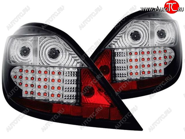 10 249 р. Комплект фонарей задних (хрусталь, диодные, чёрные внутри) BodyParts  Opel Astra  H (2004-2015) хэтчбек 5дв дорестайлинг, хэтчбек 5дв рестайлинг  с доставкой в г. Керчь