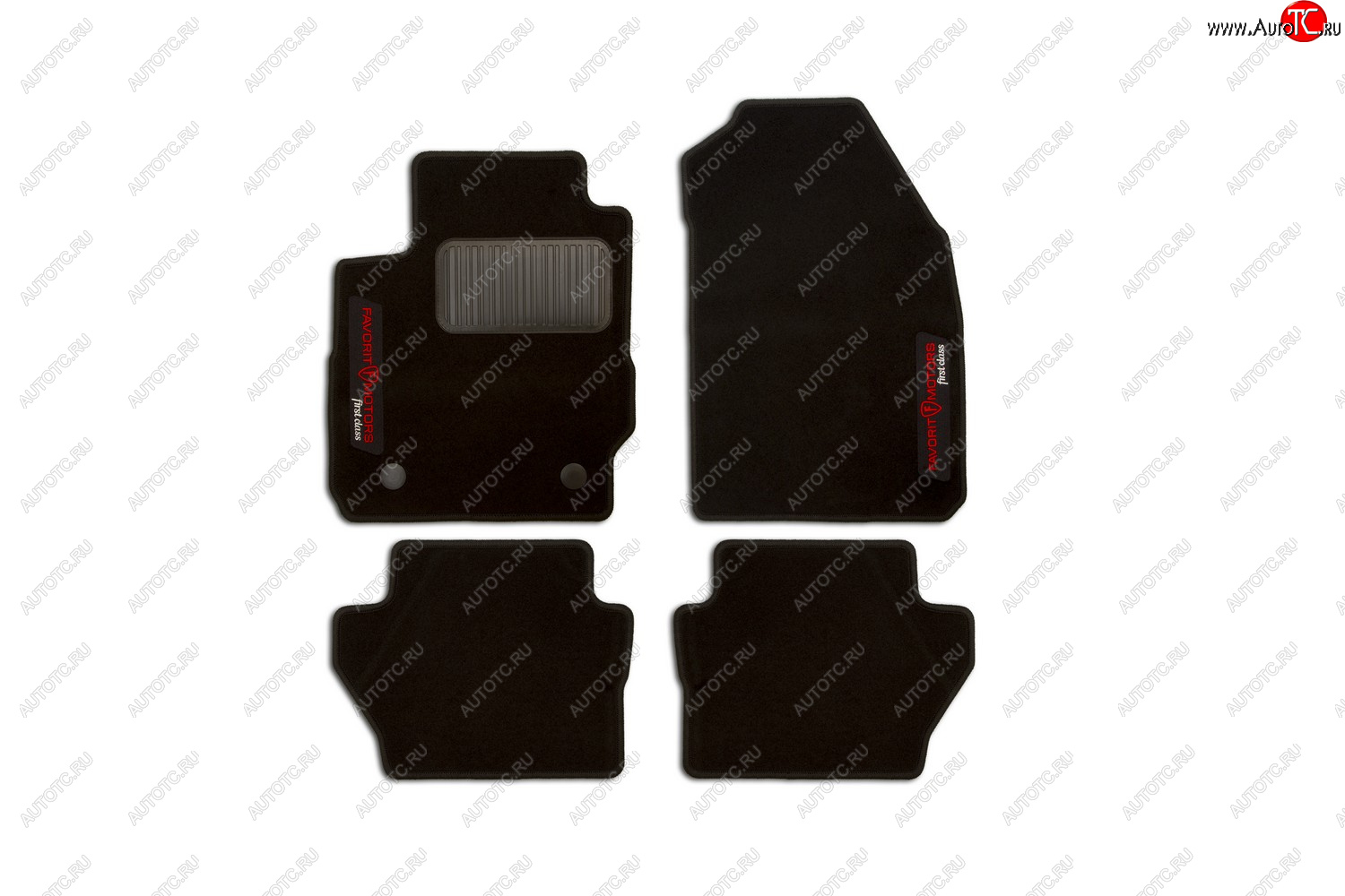 2 699 р. Коврики в салон FAVORIT MOTORS FORD Fiesta 2015->, хб., сед., 4 шт. (текстиль)  Форд Фиеста FORD orig.16.67.11.110khv  с доставкой в г. Керчь
