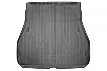 3 499 р. Коврик в багажник подходит для TOYOTA Land Cruiser 300 2021- Внед, стандартный, 1шт. (полиуретан)  Тойота Ленд крузер TOYOTA pw24160004  с доставкой в г. Керчь. Увеличить фотографию 1