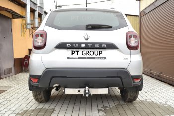 18 399 р. Фаркоп (с нержавеющей накладкой) Petroil Tuning Renault Duster HM рестайлинг (2021-2024) (Без заглушки )  с доставкой в г. Керчь. Увеличить фотографию 6