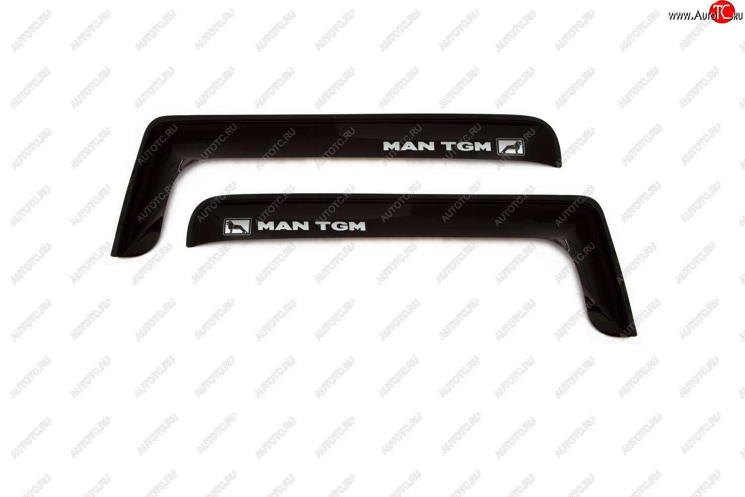 2 399 р. Дефлектор окон 2 шт. MAN TGM короткий, накладной, скотч 3М, дымчатый  Ман ТГМ REIN reinwv857  с доставкой в г. Керчь