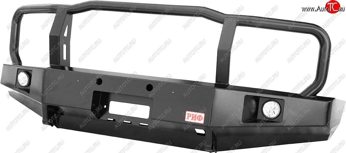 67 989 р. Бампер передний силовой РИФ  Toyota Land Cruiser  J70 (2014-2015) 5 дв. 3-ий рестайлинг (С дополнительными фарами и защитной дугой, с площадкой под лебедку)  с доставкой в г. Керчь