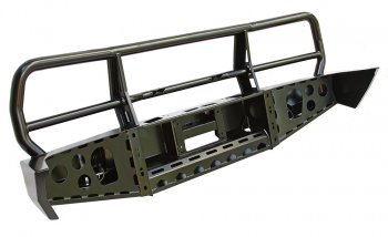 62 369 р. Бампер силовой передний РИФ  Toyota Land Cruiser  80 (1989-1997) (с доп. фарами и защитной дугой)  с доставкой в г. Керчь. Увеличить фотографию 3