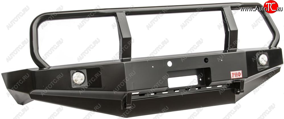58 049 р. Бампер передний силовой РИФ  Toyota Land Cruiser  J105 (1998-2007) (С дополнительными фарами и защитной дугой)  с доставкой в г. Керчь