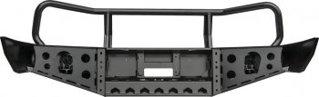 58 049 р. Бампер передний силовой РИФ  Toyota Land Cruiser  J105 (1998-2007) (С дополнительными фарами и защитной дугой)  с доставкой в г. Керчь. Увеличить фотографию 3