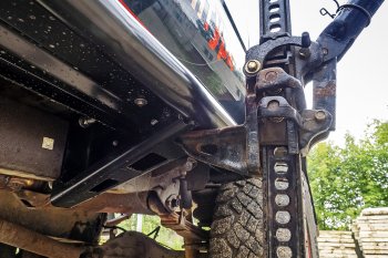 46 869 р. Защита порогов с подножкой РИФ  Toyota Hilux  N80, N90, N100, N110 (1988-1998) дорестайлинг, 1-ый рестайлинг, 2-ой рестайлинг  с доставкой в г. Керчь. Увеличить фотографию 8