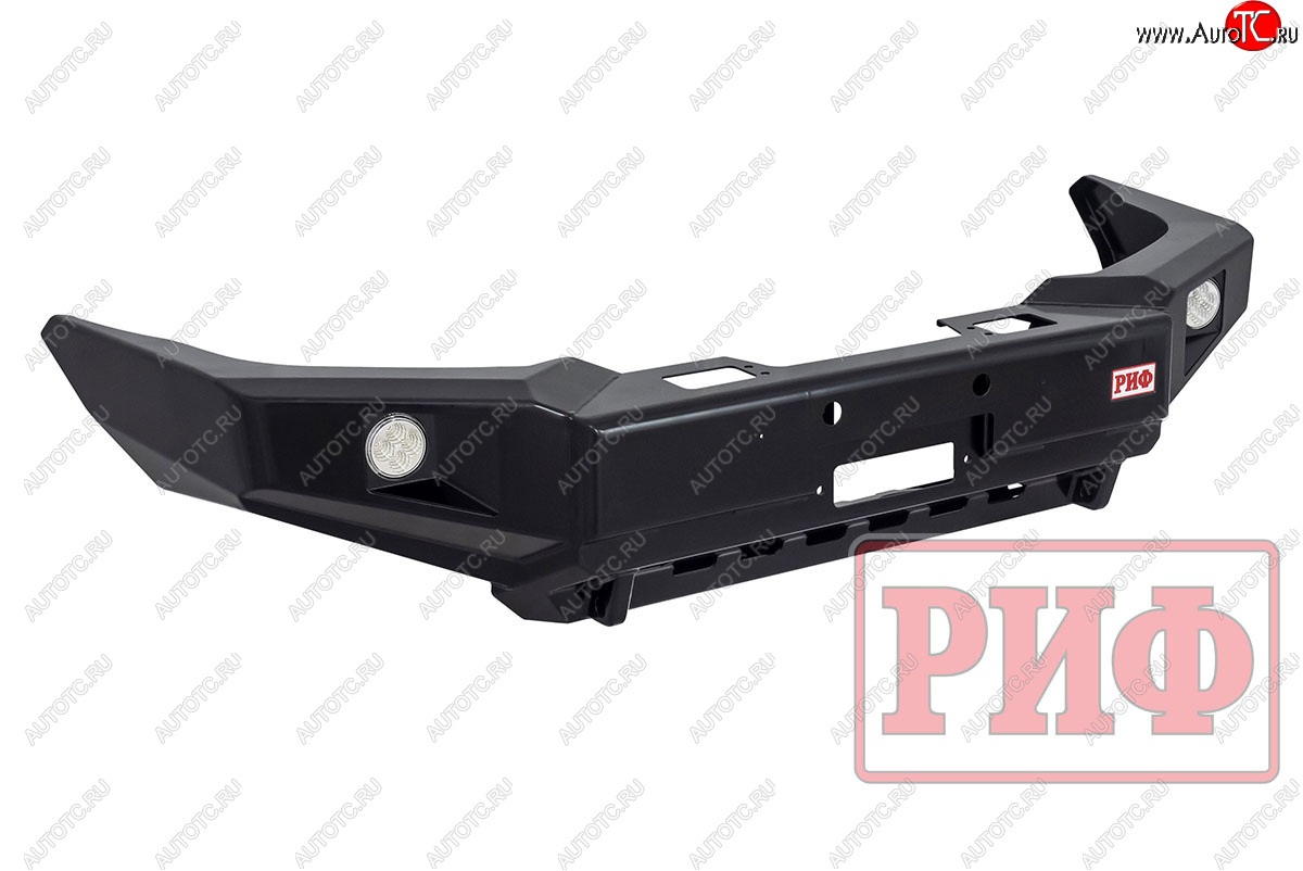 63 579 р. Бампер силовой передний РИФ Toyota Land Cruiser Prado J120 (2002-2009) (c доп. фарами и защитой бачка омывателя)  с доставкой в г. Керчь