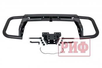 59 799 р. Бампер силовой задний РИФ Toyota Land Cruiser 200 дорестайлинг (2007-2012) (С квадратом под фаркоп)  с доставкой в г. Керчь. Увеличить фотографию 6