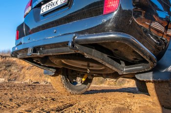 59 799 р. Бампер силовой задний РИФ Toyota Land Cruiser 200 дорестайлинг (2007-2012) (С квадратом под фаркоп)  с доставкой в г. Керчь. Увеличить фотографию 7
