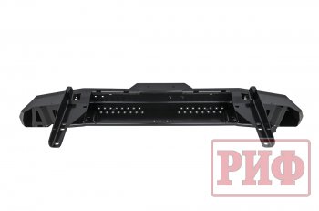 124 569 р. Бампер силовой задний РИФ  Toyota Land Cruiser  200 (2012-2015) 1-ый рестайлинг ( с квадратом под фаркоп, калиткой, фонарями, подсветкой номера)  с доставкой в г. Керчь. Увеличить фотографию 3