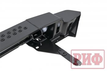 124 569 р. Бампер силовой задний РИФ  Toyota Land Cruiser  200 (2012-2015) 1-ый рестайлинг ( с квадратом под фаркоп, калиткой, фонарями, подсветкой номера)  с доставкой в г. Керчь. Увеличить фотографию 4