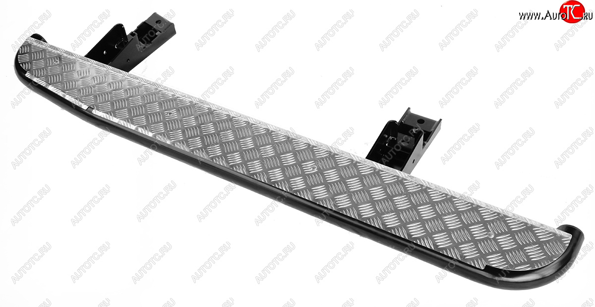 58 229 р. Защита порогов с подножкой (на а/м без гидроподвески) РИФ Toyota Land Cruiser 200 дорестайлинг (2007-2012)  с доставкой в г. Керчь