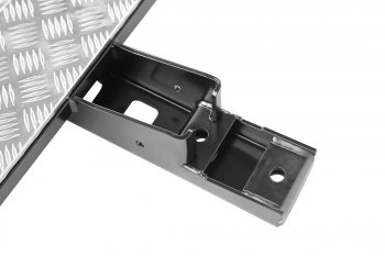 58 229 р. Защита порогов с подножкой (на а/м без гидроподвески) РИФ Toyota Land Cruiser 200 дорестайлинг (2007-2012)  с доставкой в г. Керчь. Увеличить фотографию 2