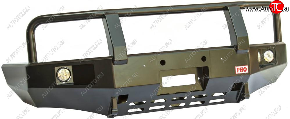 62 369 р. Бампер силовой передний РИФ Ford Ranger рестайлинг (2003-2007) (с доп. фарами и защитной дугой)  с доставкой в г. Керчь