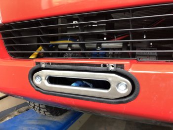 24 999 р. Площадка под лебёдку РИФ (в штатный бампер) Toyota Fortuner AN160 дорестайлинг (2015-2020)  с доставкой в г. Керчь. Увеличить фотографию 3