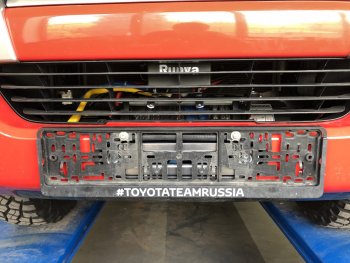 24 999 р. Площадка под лебёдку РИФ (в штатный бампер) Toyota Fortuner AN160 дорестайлинг (2015-2020)  с доставкой в г. Керчь. Увеличить фотографию 4