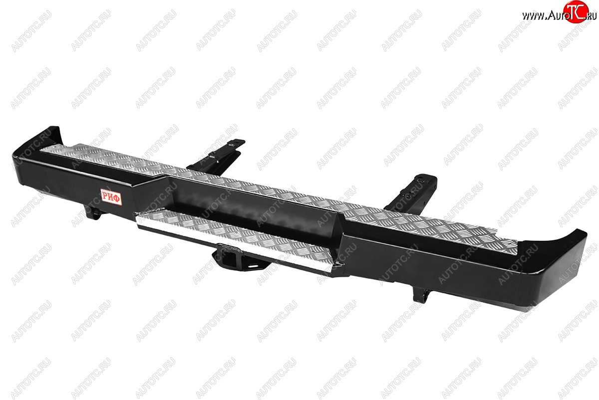 50 459 р. Бампер задний силовой (стандарт) РИФ  ГАЗ Соболь ( 2752,  2310,  2752,Бизнес,  2310,Бизнес) (1998-2025) дорестайлинг цельнометаллический фургон, дорестайлинг шасси, 1-ый рестайлинг цельнометаллический фургон, 1-ый рестайлинг шасси, 2-ой рестайлинг цельнометаллический фургон, 2-ой рестайлинг шасси (С квадратом под фаркоп)  с доставкой в г. Керчь