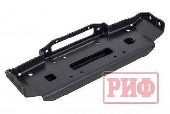 22 449 р. Площадка под лебёдку РИФ (в штатный бампер) Mitsubishi Pajero 4 V80 дорестайлинг (2006-2011)  с доставкой в г. Керчь. Увеличить фотографию 3