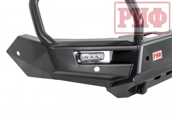 61 079 р. Бампер передний силовой РИФ Mitsubishi Pajero Sport QE дорестайлинг (2015-2021) (С дополнительными фарами, защитной дугой, защитой бачка омывателя, под парктроник)  с доставкой в г. Керчь. Увеличить фотографию 3