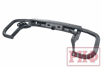50 209 р. Бампер задний силовой РИФ  Mitsubishi Pajero Sport  QE (2015-2021) дорестайлинг (с квадратом под фаркоп)  с доставкой в г. Керчь. Увеличить фотографию 2