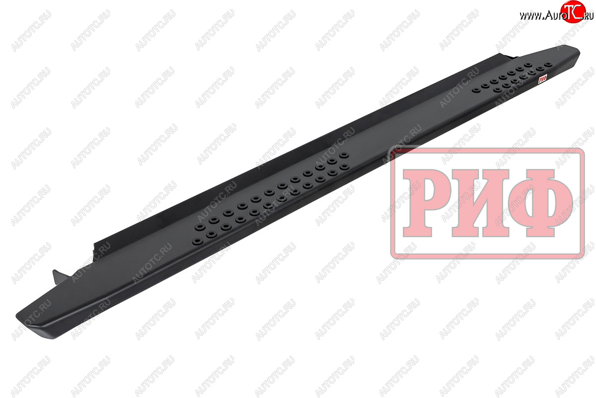 55 109 р. Защита порогов с подножкой РИФ Mitsubishi Pajero Sport QE дорестайлинг (2015-2021)  с доставкой в г. Керчь